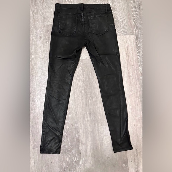 Joe’s Black Coated Mid-rise Skinny Jeans - Picture 2 of 4
